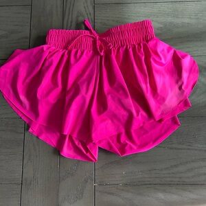 Vibrant Pink butterfly Shorts